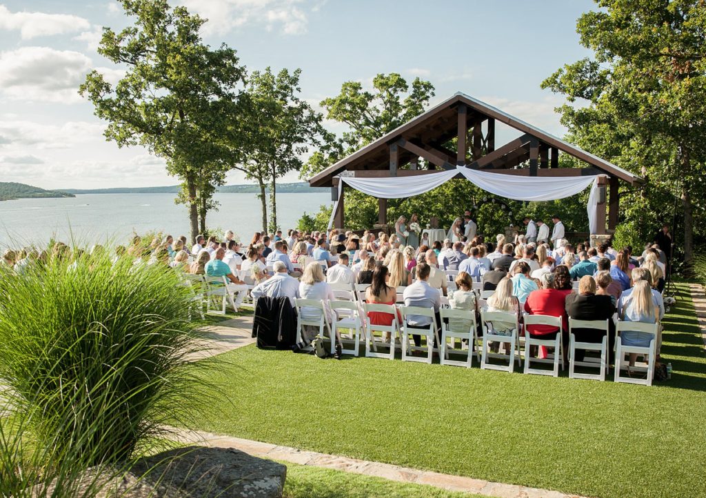 Wedding party at The Springs lakeside wedding ceremony